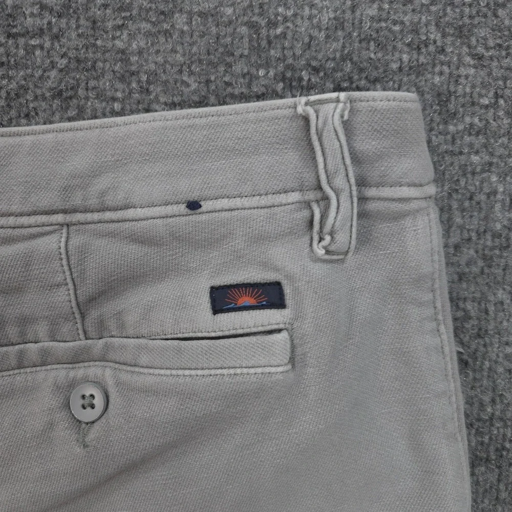 Faherty Shorts Mens 42 Gray Terry Stretch‎ Chino Casual Summer Travel Comfort